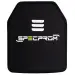 2 - Керамічна бронеплита 6-го класу SPECPROM. Вага 3.7 кг. Розмір 26 на 33 см
