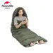 2 - Спальний мішок Naturehike Y150L NH21MSD08 правий. Темно-зелений