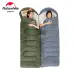 3 - Спальний мішок Naturehike Y150L NH21MSD08 правий. Темно-зелений