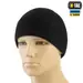 1 - Шапка флісова M-Tac Watch Cap Elite з Velcro. Чорний