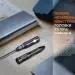 6 - Тактична ручка з ліхтариком Fenix T6. Синій