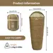 3 - Спальний мішок Naturehike MJ 600 CNK2300SD014. Коричневий