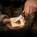 14 - Набір столових приборів M-Tac роз'ємний (ложка+виделка+ніж). Чорний