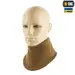 2 - Флісовий баф, шарф M-Tac Elite Fleece анатомічний з затяжкою. Койот