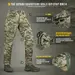 15 - Штаны M-Tac Aggressor Gen.II рип-стоп. Пиксель