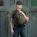 19 - Рюкзак M-Tac Armadillo з однією лямкою. Олива