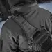 6 - Тактична сумка через плече M-Tac Urban Line City Hunter Hexagon. Чорний