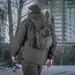 9 - Тактична сумка через плече M-Tac Urban Line City Hunter Hexagon. Чорний