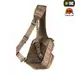 2 - Тактична сумка через плече M-Tac Urban Line City Hunter Hexagon. Койот