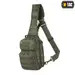 1 - Тактична сумка через плече M-Tac Urban Line City Hunter Hexagon. Олива