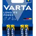 1 - Батарейки Varta LR3/AAA Longlife Power Alkaline, 4 шт