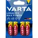 1 - Батарейки Varta Max Power LR6/AA Alkaline, 4 шт