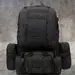 3 - Рюкзак тактичний з підсумками B08 8142, 55 л. Чорний