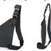 1 - Сумка месенджер Crossbody 4634 кобура. Графіт