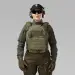 5 - Плитоноска жіноча Warmor gen.3 FL SPECPROM (for Ladies). Без підсумків. Зі швидким боковим та верхнім скиданням (без плит). Олива