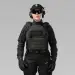 6 - Плитоноска жіноча Warmor gen.3 FL SPECPROM (for Ladies). Без підсумків. Зі швидким боковим та верхнім скиданням (без плит). Чорний
