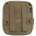 2 - Органайзер тактический Pentagon EDC 2.0 Pouch Molle LaserCut. Койот