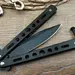 2 - Нож бабочка Benchmade 323B. Черный