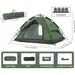 6 - Намет чотиримісний Naturehike NH21ZP008. Зелений