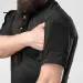6 - Тактичний літній костюм з убаксом Combatant Raider Core короткий рукав та шортами Rip-Stop PolyCotton SPECPROM. Чорний