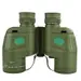 1 - Бинокль Waterproof army 10×50 с компасом и дальномерной сеткой. Олива