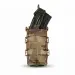 3 - Подсумок одинарный с пластиковыми вставками WARMOR для магазина АК/AR. Мультикам