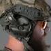 8 - Балістичний бронешолом FAST SPECPROM в кавері з навушниками Earmor M32 (X). Олива