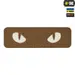 1 - Шеврон-нашивка M-Tac Cat Eyes Laser Cut. Койот