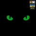 2 - Шеврон-нашивка M-Tac Cat Eyes Laser Cut. Мультикам з зеленими очима
