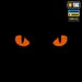 2 - Шеврон-нашивка M-Tac Cat Eyes Laser Cut. Мультикам з червоними очима