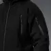 9 - Флісова тактична кофта з капюшоном. Чорна. Polyester. Розмір S