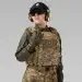 9 - Плитоноска жіноча Warmor gen.3 FL SPECPROM (for Ladies). Без підсумків. Зі швидким боковим та верхнім скиданням (без плит). Піксель