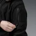 13 - Флісова тактична кофта на блискавці. Чорна. Polyester. Розмір S