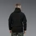 3 - Флісова тактична кофта з капюшоном. Чорна. Polyester. Розмір S
