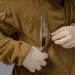 14 - Флісова тактична кофта з капюшоном. Койот. Polyester. Розмір S