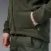 15 - Флісова тактична кофта з капюшоном. Олива. Polyester. Розмір S