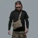4 - Плечова однолямкова сумка. Збільшена. Cordura 1000D Мультикам
