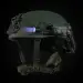 7 - Ліхтар тактичний на шолом Sidewinder MPLS 5LED з IFF (свій-чужий) маяком. Олива