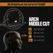 4 - Шолом кевларовий ARCH Middle Cut. ТМ Combatant. Чорний. Розмір XL