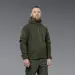 9 - Флісова тактична кофта з капюшоном. Олива. Polyester. Розмір S