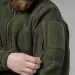 10 - Флісова тактична кофта на блискавці. Олива. Polyester. Розмір L