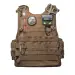 6 - Плитоноска VEPR, збільшена площа захисту. (аналог IOTV G4) Molle. Колір Койот. Розмір S