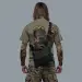 2 - Плечова однолямкова сумка. Збільшена. Cordura 1000D Чорна