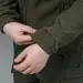 11 - Флісова тактична кофта на блискавці. Олива. Polyester. Розмір L
