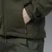 12 - Флісова тактична кофта на блискавці. Олива. Polyester. Розмір L
