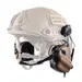 1 - Активні тактичні навушники з мікрофоном Earmor M32H MOD3 Helmet Version Койот