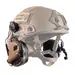 3 - Активні тактичні навушники з мікрофоном Earmor M32H MOD3 Helmet Version Койот