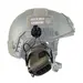 4 - Активні тактичні навушники з мікрофоном Earmor M32H MOD3 Helmet Version Олива