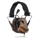 2 - Активні тактичні навушники з мікрофоном Earmor M32 Plus MOD3 Helmet Version Койот