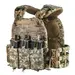 1 - Плитоноска TUR PRO Скелетон, 3 підсумки для AK/AR з системою швидкого скидання. Molle. Колір Піксель.
